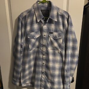 Dixxon Blue Plaid Men's Shirt